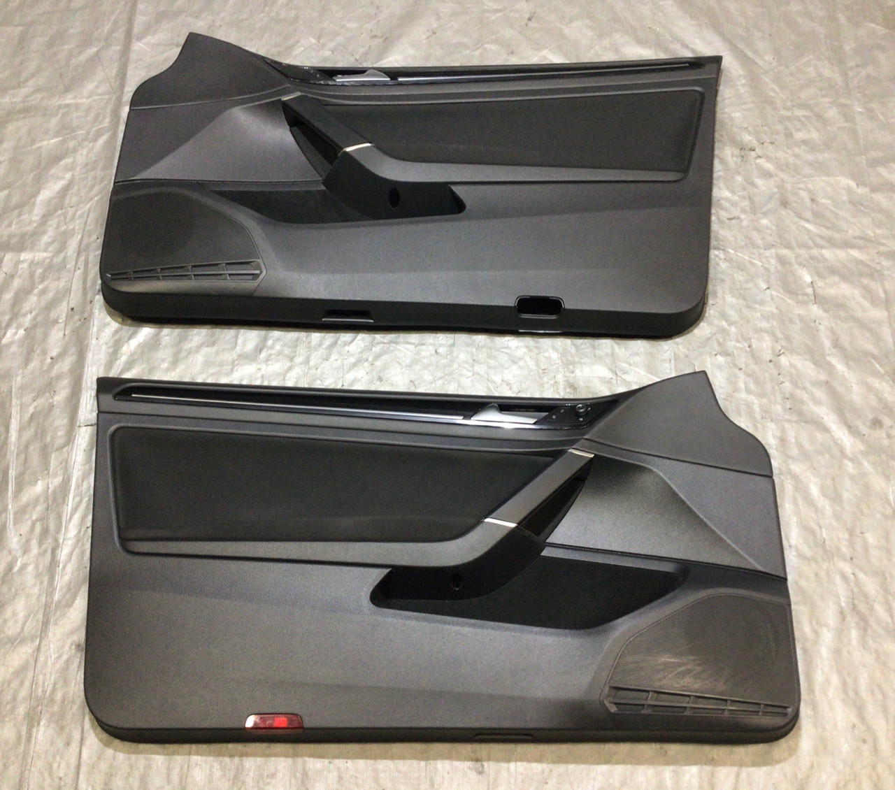 IMG_0175__18317.1625083710.jpg 2015-2017 Volkswagen MK7 GTI 2DR Interior Door Panels / Black Cloth / M7005 - Image 1