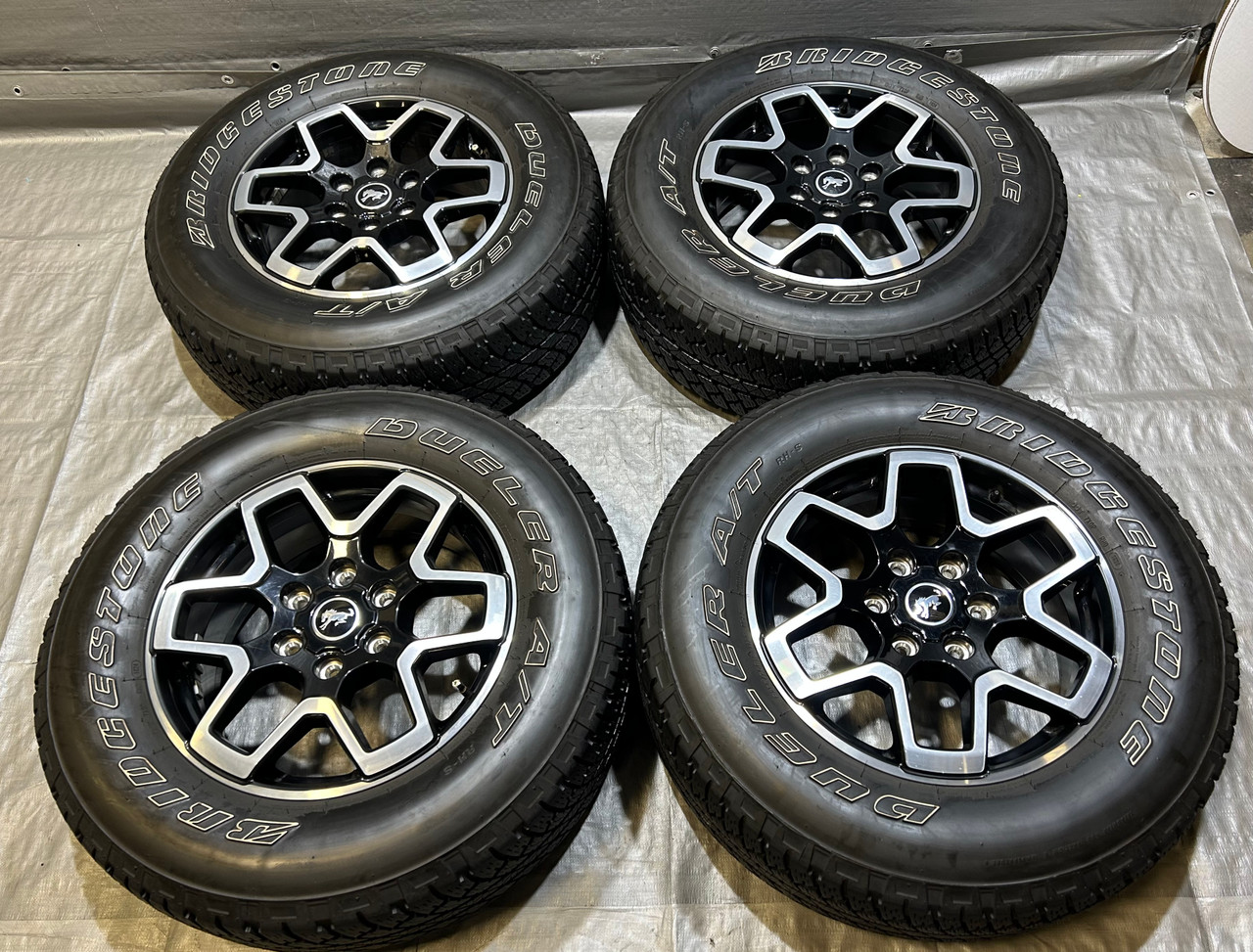 IMG_0225__30929.1773840965.jpg 2021-2024 Ford Bronco Outer Banks 18" Wheels Rims w/ Tires / Set of 4 / BR005 - Image 1