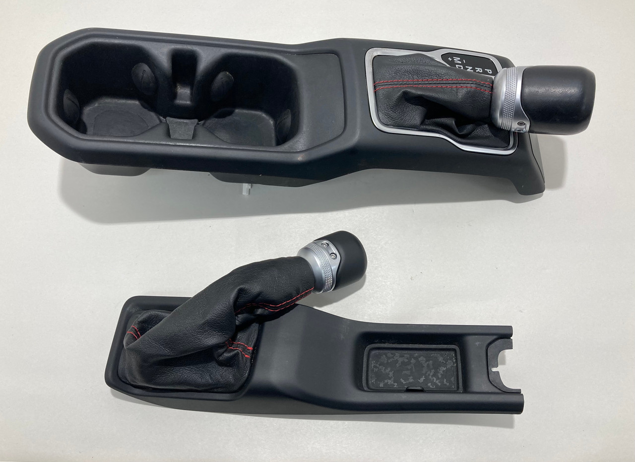 IMG_0404__09982.1741360580.jpg 2020-2023 Jeep Gladiator Rubicon Automatic Shift Knob w/ Boot / Transfer Case Knob / Red Stitching / JT002 - Image 1