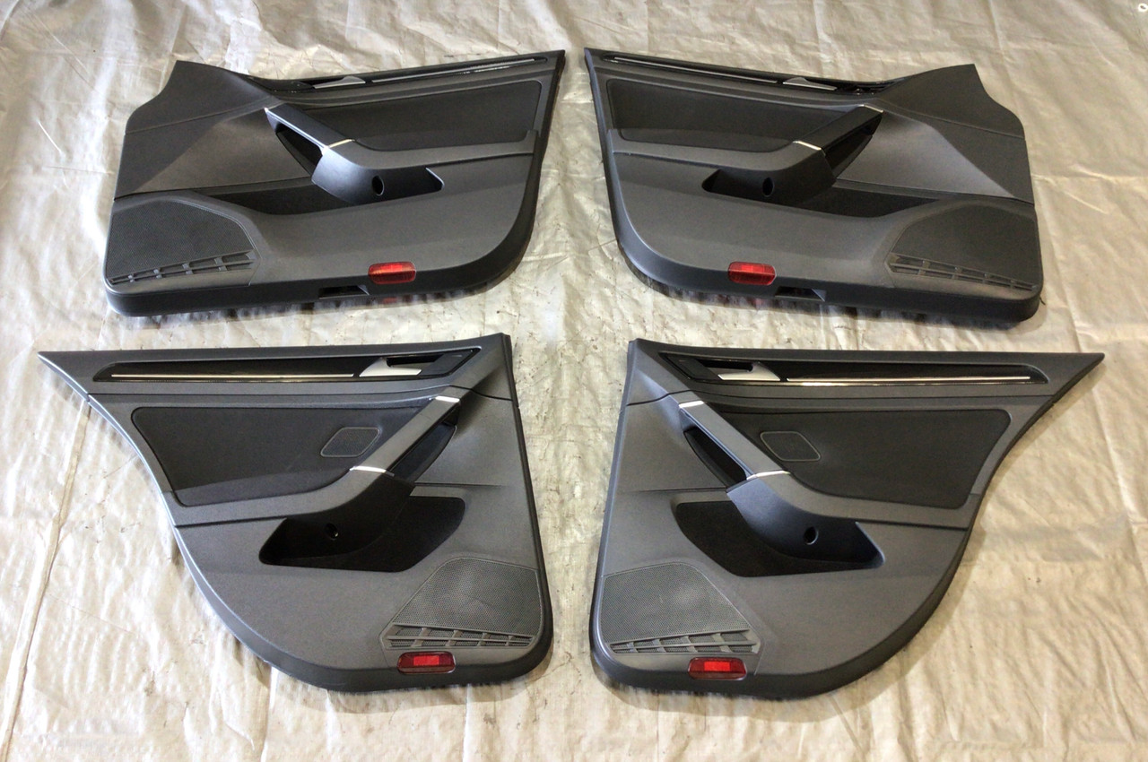 IMG_1287__53799.1621358369.jpg 2015-2017 Volkswagen MK7 GTI 4DR Interior Door Panels / Black Cloth / M7004 - Image 1