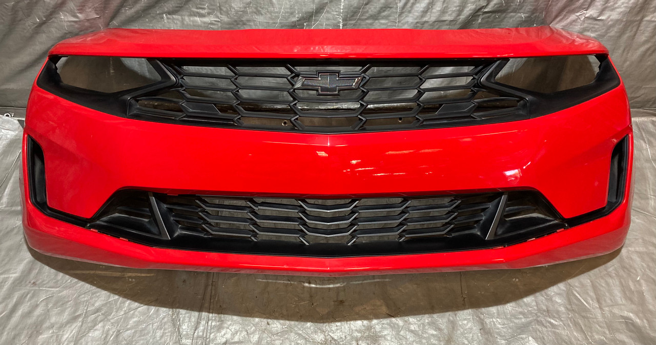 IMG_1512__73053.1754319095.jpg 2019-2024 Chevrolet Camaro LT1 Front Bumper Cover w/ Grilles / Red Hot CM002 - Image 1