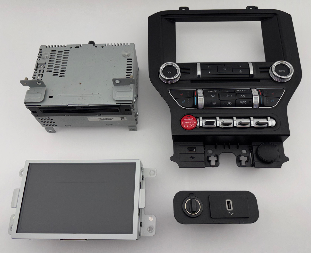 IMG_1516__10027.1768411805.jpg 2015-2017 Ford Mustang S550 Sync Radio Navigation Head Unit w/ 8" Display Upgrade Set / FM016 - Image 1