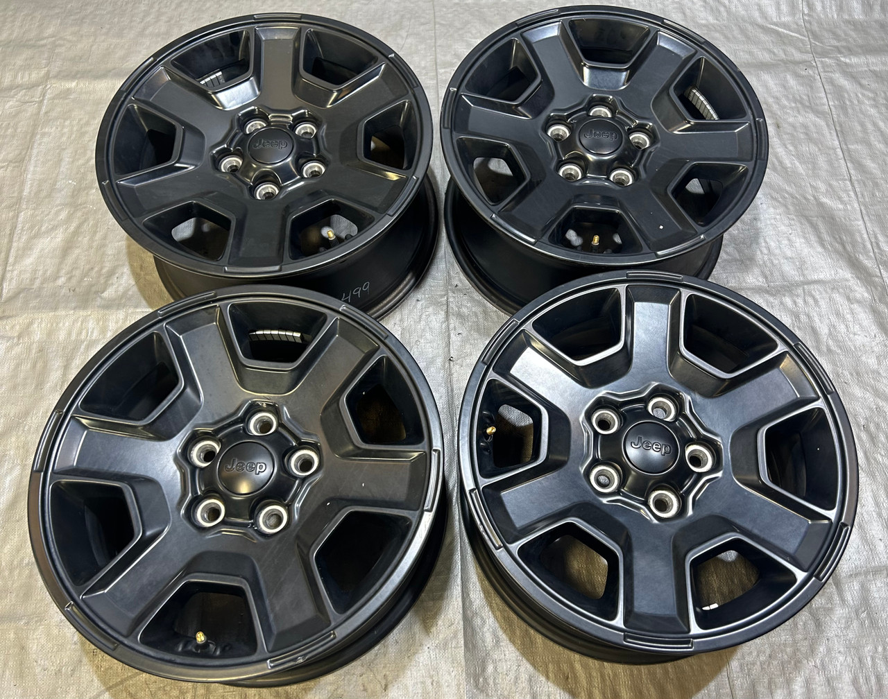 IMG_1844_2__71675.1774468824.jpg 2020-2023 Jeep Gladiator JT Mojave 17" OEM Wheels Rims / Set of 4 / JK017 - Image 1