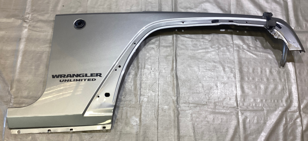 IMG_2171__74977.1732737366.jpg 2007-2018 Jeep Wrangler JK Passenger Side Fender Apron Panel / Billet Silver Metallic JK013 - Image 1