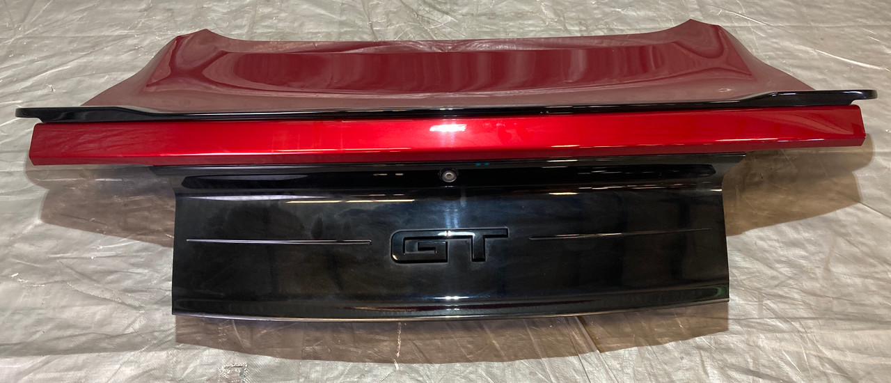 IMG_2299__96274.1758741007.jpg 2018-2023 Ford Mustang GT S550 Coupe Trunk Lid w/ Spoiler / Ruby Red Metallic FM014 - Image 1
