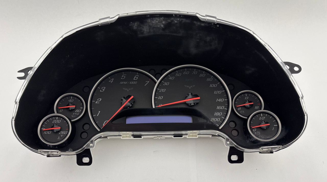 IMG_2552__58328.1775659457.jpg 2010 Chevrolet Corvette C6 Grand Sport Instrument Gauge Cluster / 20882016 / C6023 - Image 1