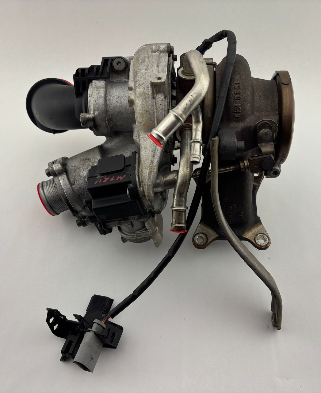 IMG_2909__30498.1768860492.jpg 2015-2017 Volkswagen MK7 Golf R IS38 Turbocharger Assembly w/ Manifold / 108K M7R11 - Image 1