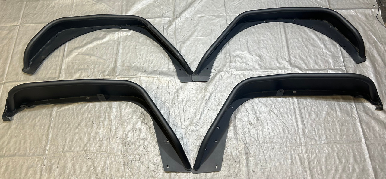 IMG_3374__78435.1710171498.jpg 2018-2023 Jeep Wrangler JL Rugged Ridge HD Steel Tube Fenders / Front & Rear / USED / JL009 - Image 1