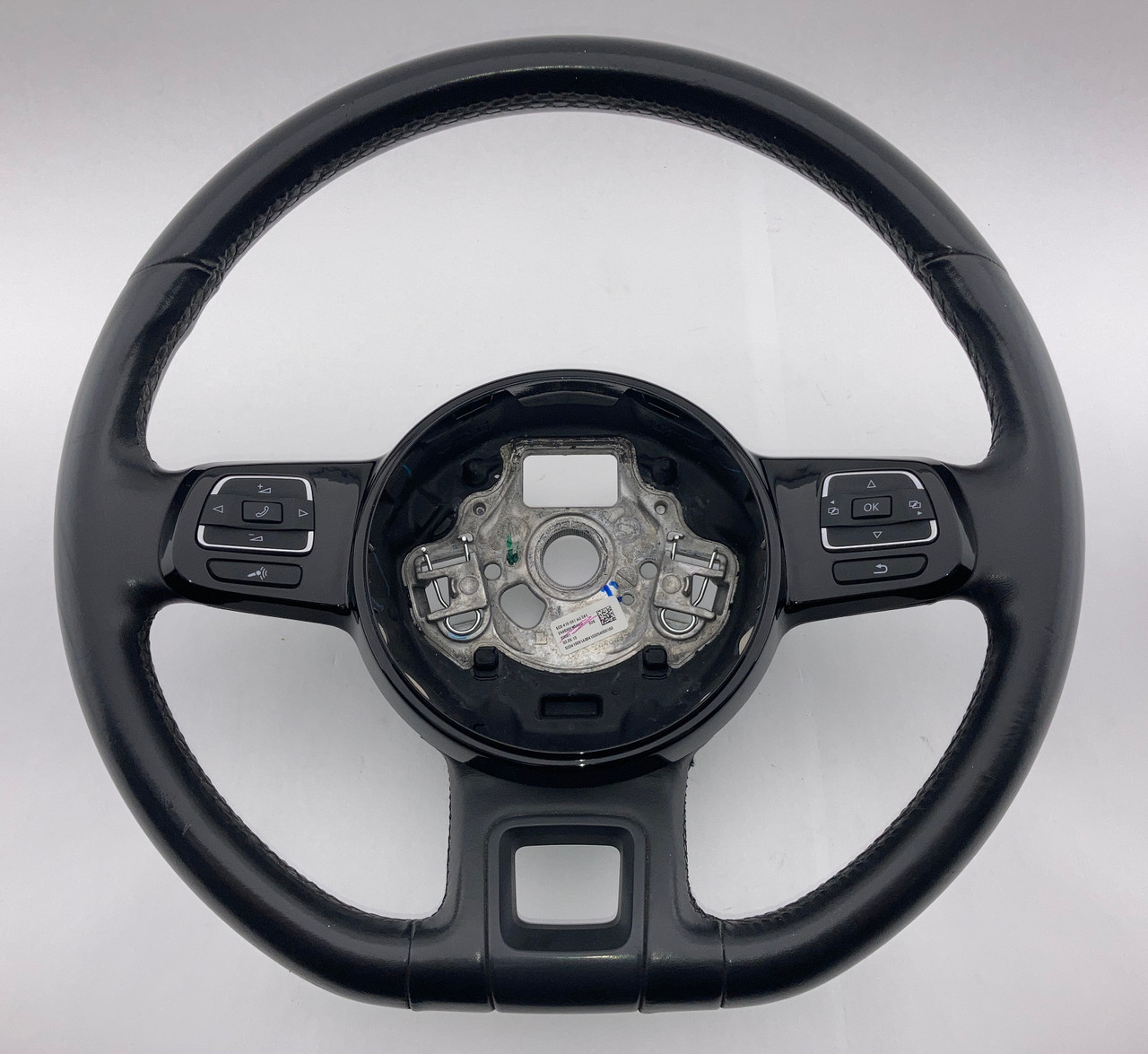 IMG_3384__79644.1766094768.jpg 2012-2019 Volkswagen Beetle Leather Steering Wheel w/ Trim / Manual / VB012 - Image 1