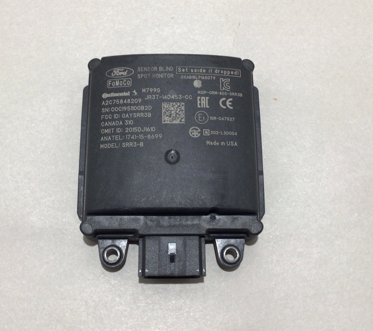IMG_3588__48922.1655149695.jpg 2018-2020 Ford Mustang OEM Blind Spot Radar Sensor / JR3Z-14C689-A / FM005 - Image 1