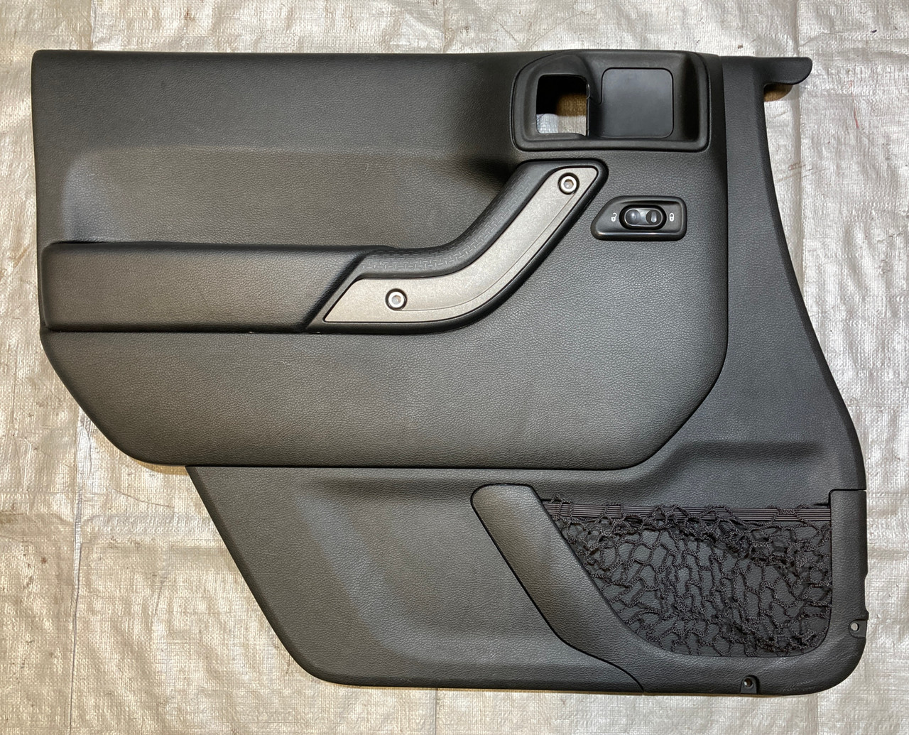 IMG_3723__94125.1766413356.jpg 2011-2018 Jeep Wrangler JK 2DR Driver Side Interior Door Panel / Black / JK016 - Image 1