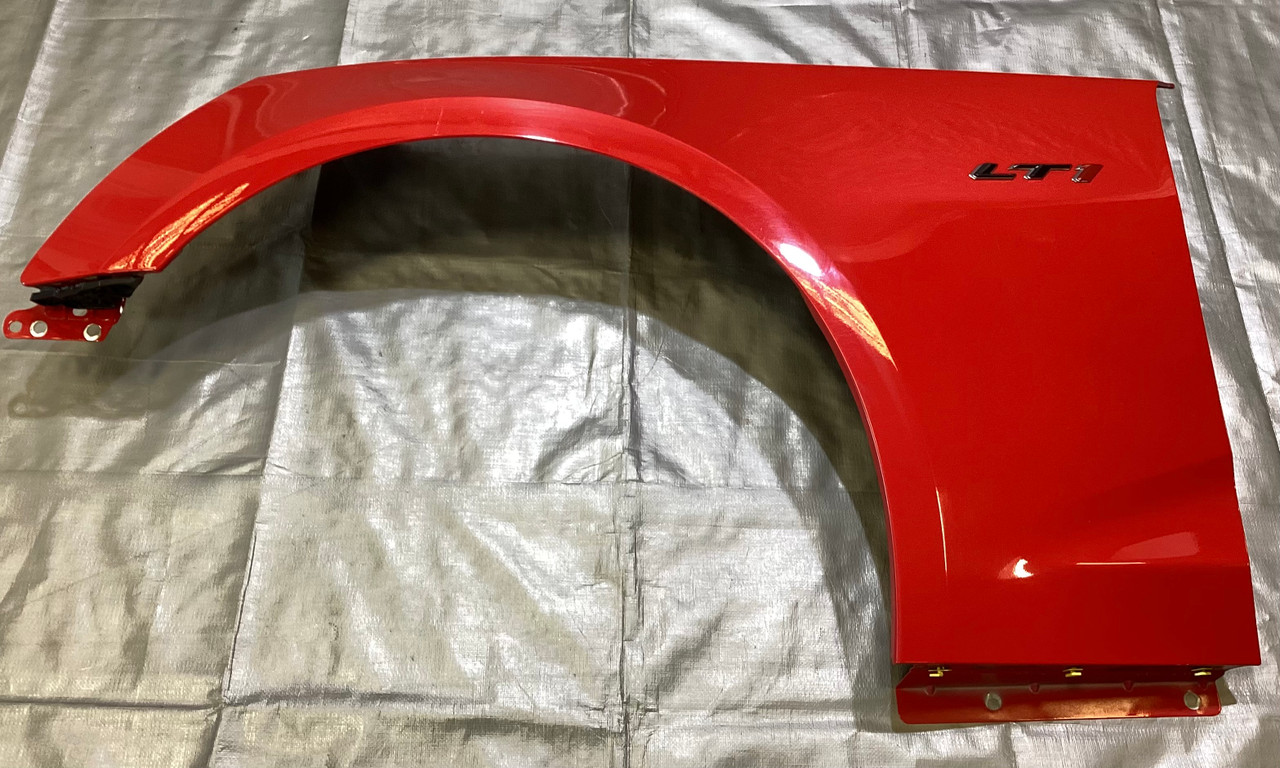 IMG_3726__95113.1754326024.jpg 2016-2024 Chevrolet Camaro OEM Driver Fender Panel / Red Hot CM002 - Image 1