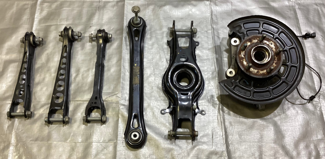 IMG_3815__51213.1754334096.jpg 2016-2024 Chevrolet Camaro SS Passenger Rear Knee Spindle Hub w/ Control Arms / 63K CM002 - Image 1
