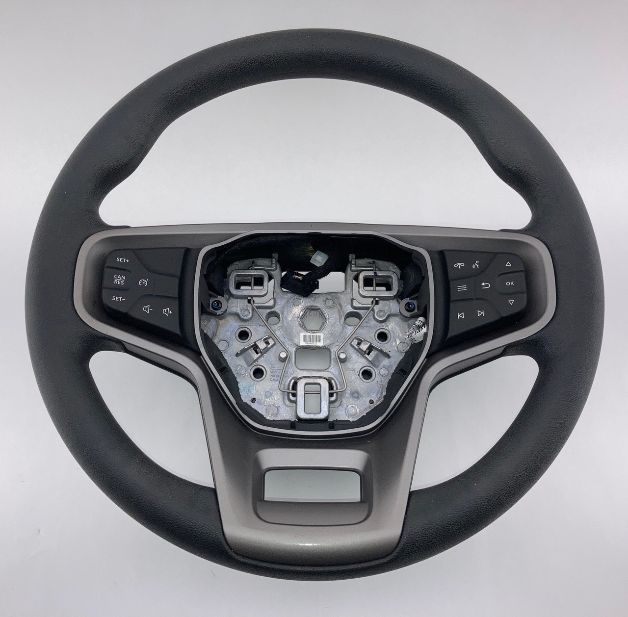 IMG_4107__26876.1759414617.jpg 2021-2023 Ford Bronco Black Vinyl Steering Wheel w/ Controls / BR004 - Image 1