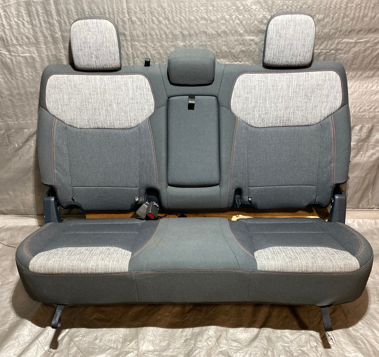 IMG_4177__70696.1728308289.jpg 2022-2023 Ford Maverick XLT Navy Pier Cloth Rear Seat Set / MV003 - Image 1