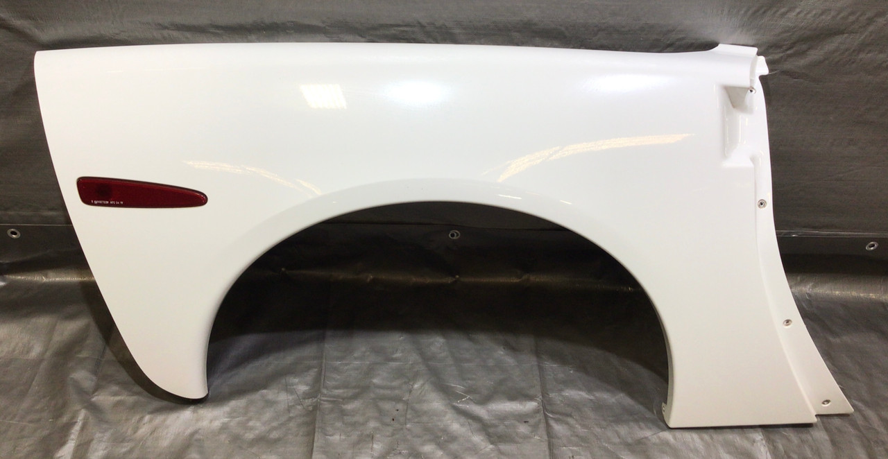 IMG_4324__40063.1691082499.jpg 2005-2013 Chevrolet Corvette C6 Base Convertible Passenger Side Rear Quarter Panel / Arctic White C6011 - Image 1