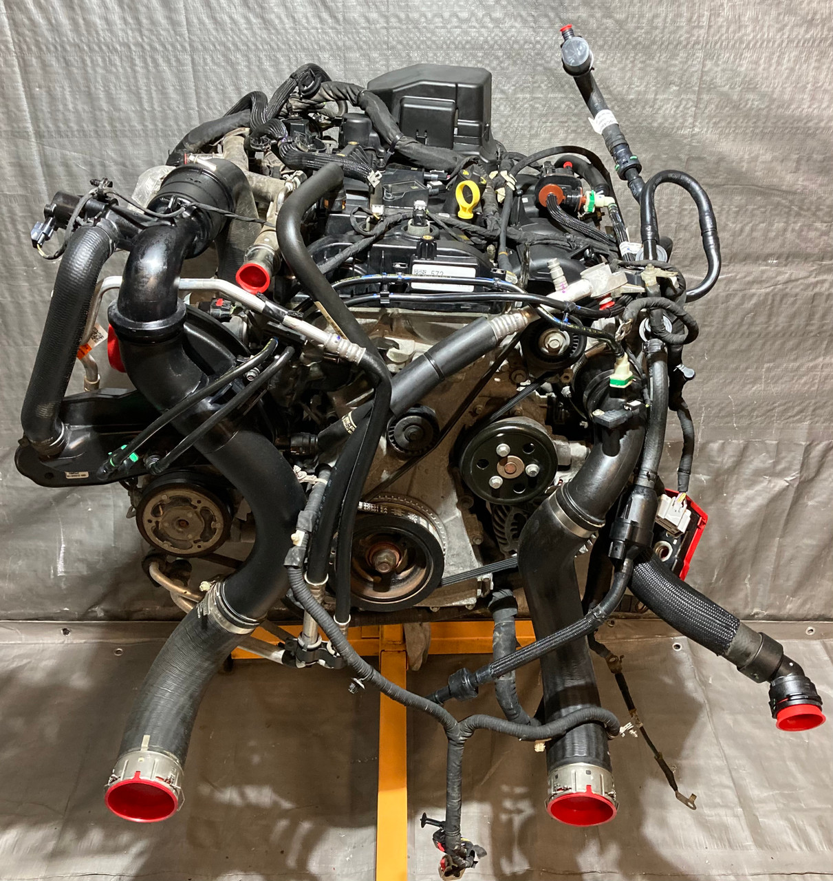 IMG_4379__75257.1738858621.jpg 2021-2023 Ford Bronco 2.3l Engine Long Block w/ Turbocharger / Automatic / 34K BR002 - Image 1