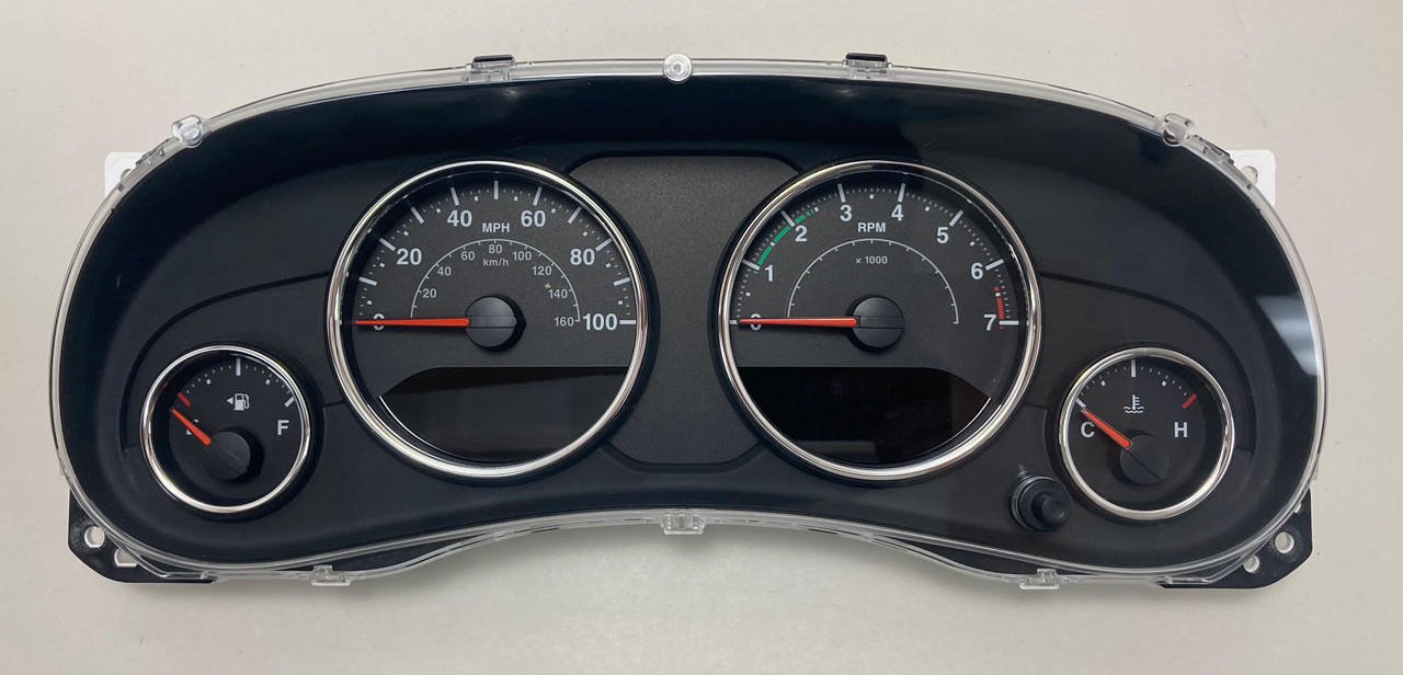 IMG_4441__88109.1755541879.jpg 2016-2017 Jeep Wrangler JK Instrument Gauge Cluster / OEM / 98k / JK015 - Image 1