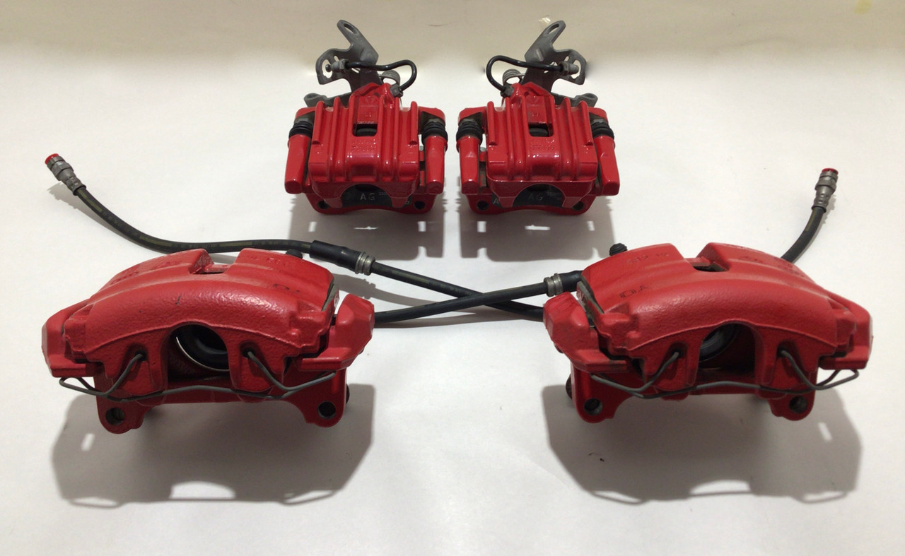 IMG_4642__12999.1655407012.jpg 2012-2016 Volkswagen Beetle Brake Calipers / Red / Set of 4 / 63k / VB005 - Image 1