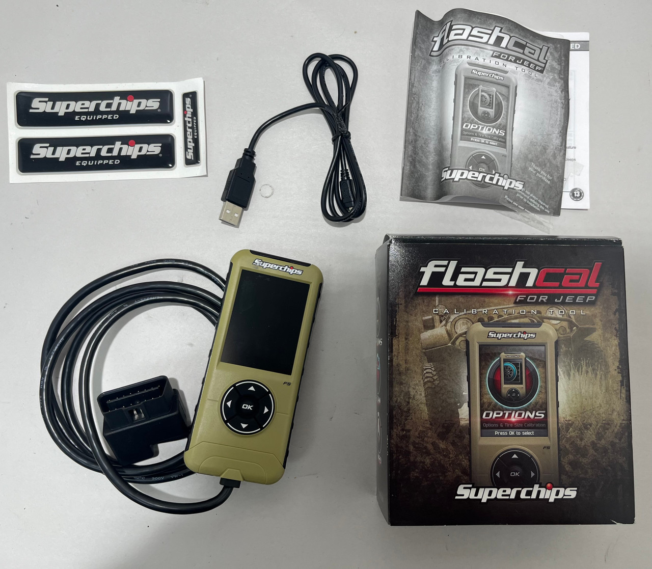 IMG_4645__54865.1779989460.jpg 2018-2024 Jeep Wrangler JL Gladiator JT Flashcal Tire Size Calibration Tool / USED / JT004 - Image 1