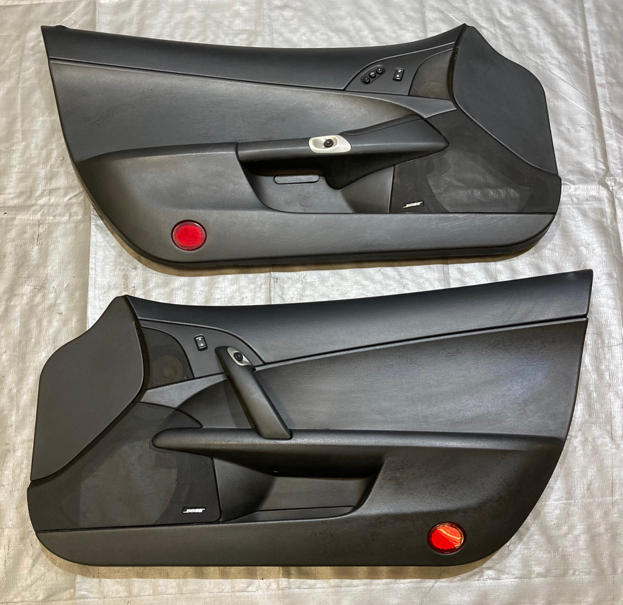 IMG_4867__37756.1755700135.jpg 2009-2012 Chevrolet Corvette C6 Interior Door Panels / Black / C6018 - Image 1