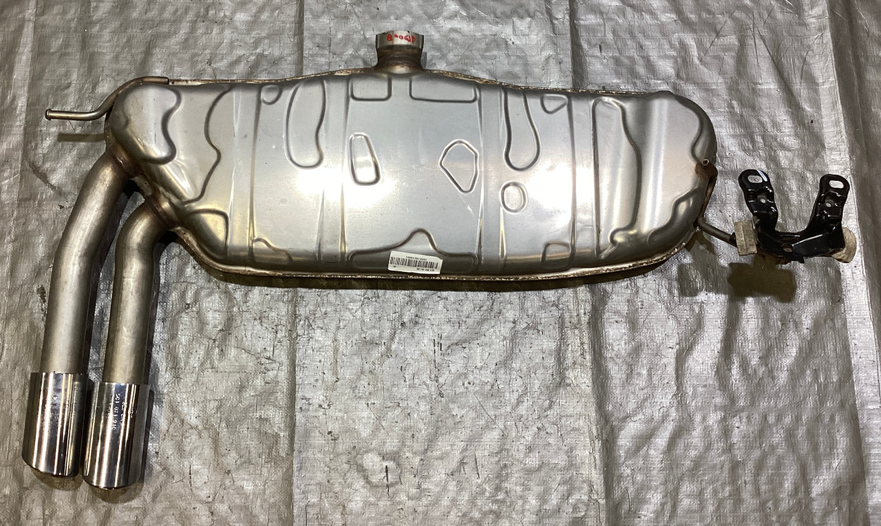 IMG_5057__03325.1690467808.jpg 2018-2019 Volkswagen Beetle Turbo Coupe Exhaust Muffler w/ Tips / OEM / 17K VB008 - Image 1