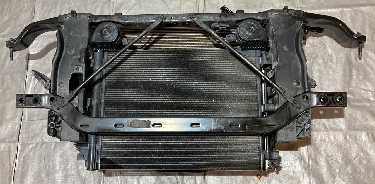 IMG_5266__70483.1763407103.jpg 2018-2024 Jeep Wrangler JL 3.6l Radiator Support Assembly w/ Front Impact Beam / Radiator / 71K JL011 - Image 1