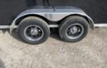 2023 Impact 7x16 Heavy Duty Cargo Trailer – Black, 5000# D-Rings, 400 Series Ramp - Image 3