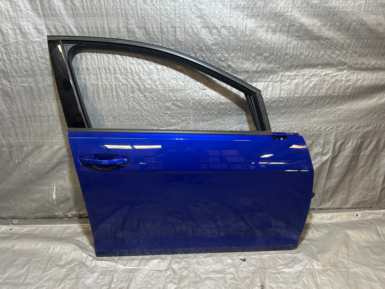 IMG_5581__02013.1753989305.jpg 2015-2018 Volkswagen Golf R 4DR Passenger Front Door Shell / Lapiz Blue Metallic M7R10 - Image 1