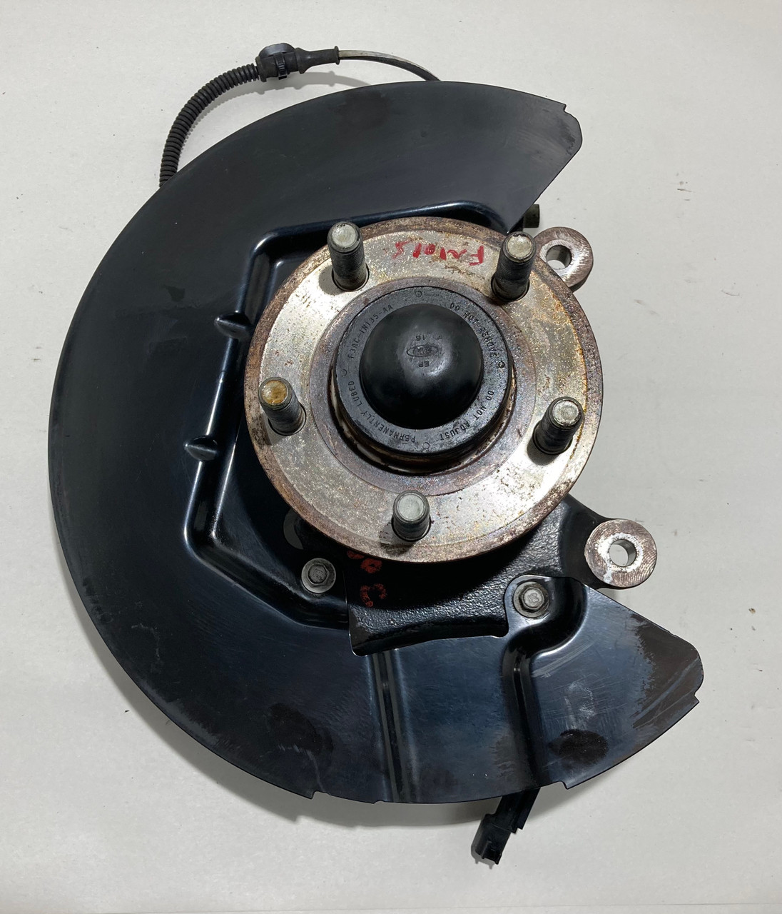 IMG_5944__60737.1744049825.jpg 2015-2020 Ford Mustang GT 5.0 Driver Front Spindle Hub / 97K FM013 - Image 1