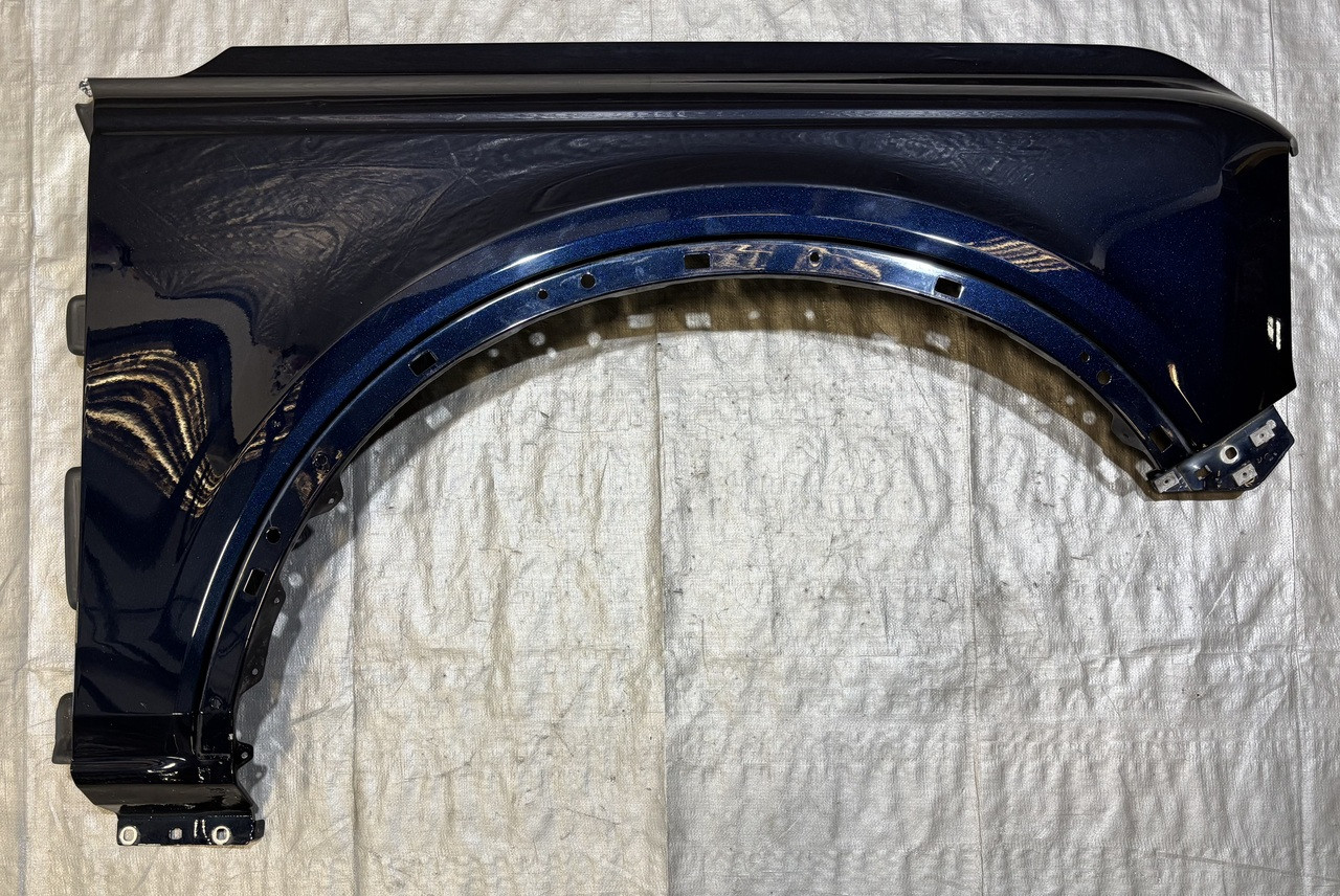 IMG_6218__47170.1773240629.jpg 2021-2024 Ford Bronco OEM Passenger Front Fender Panel / Antimatter Blue Metallic BR005 - Image 1