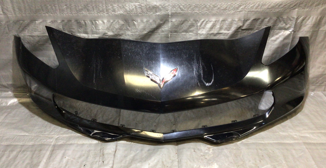 IMG_6255__46940.1675357604.jpg *DAMAGE* 2014-2019 Chevrolet C7 Corvette Stingray Front Bumper Cover / C7003 - Image 1