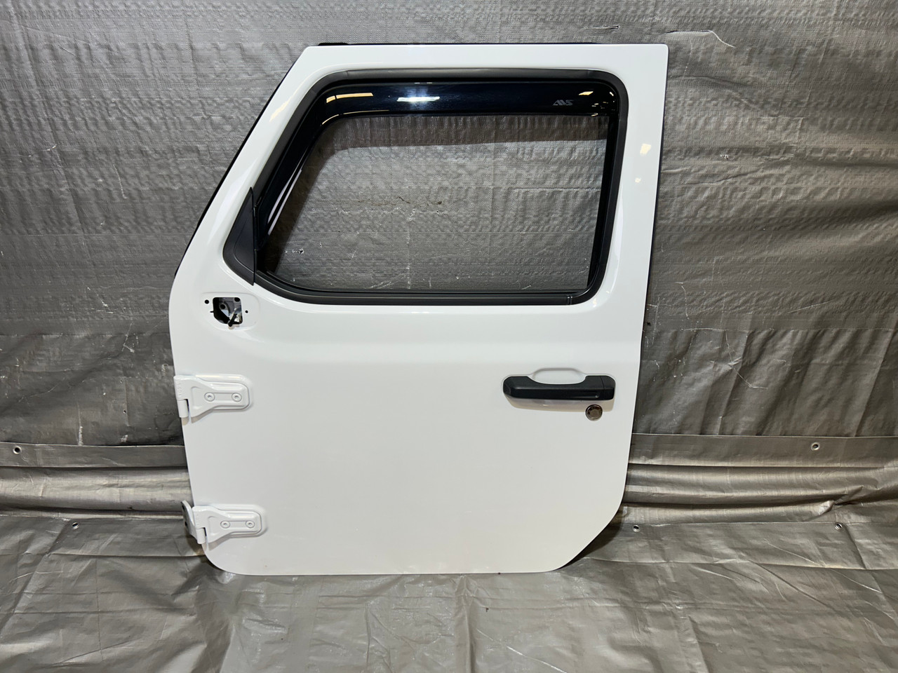 IMG_6431__57234.1780082049.jpg 2018-2024 Jeep Wrangler JL Unlimited 4DR / Gladiator JT Driver Front Door Assembly / Bright White JT004 - Image 1