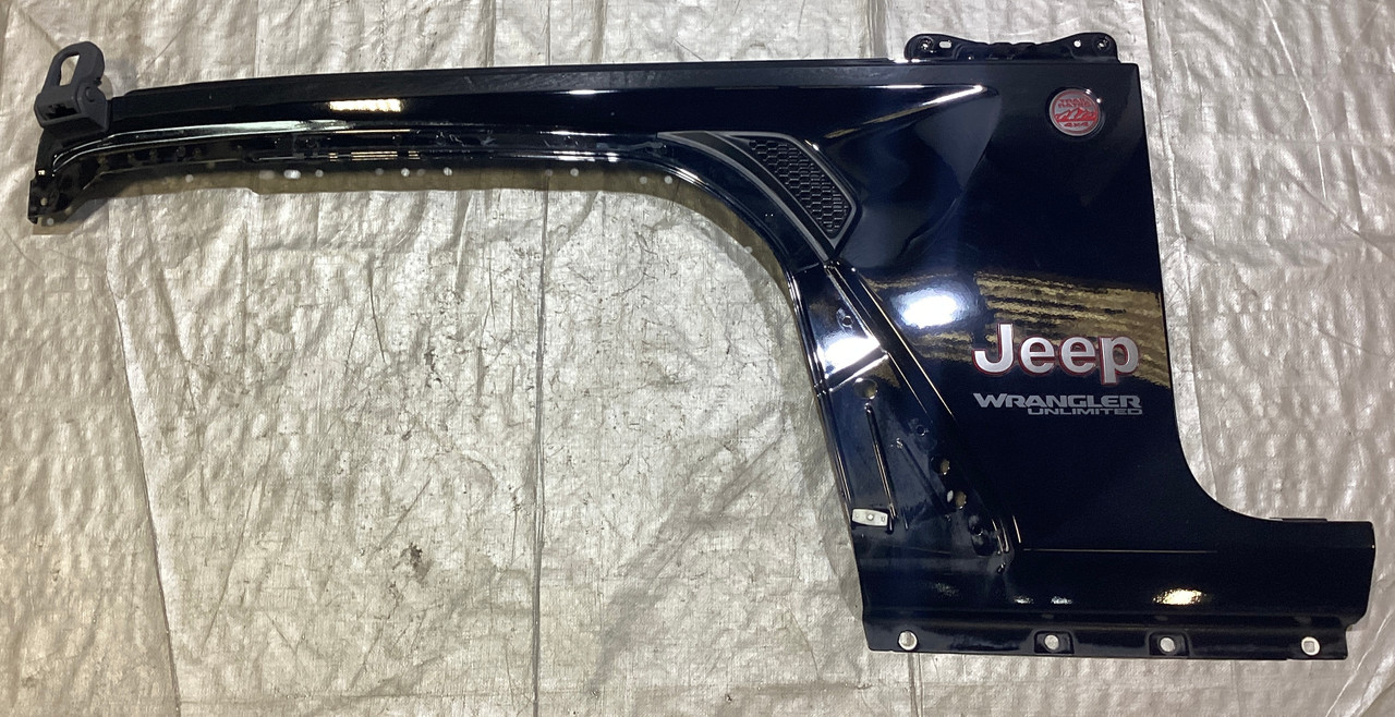 IMG_6672__76856.1718285981.jpg 2018-2024 Jeep Wrangler JL Driver Front Fender Apron Panel / Black JL008 - Image 1