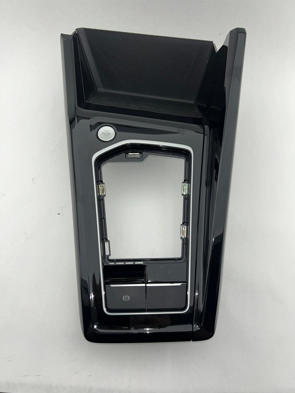 IMG_6787__15976.1760451059.jpg 2022-2024 Volkswagen MK8 GTI Shifter Surround Console Trim Panel / Wireless Charger / M8002 - Image 1