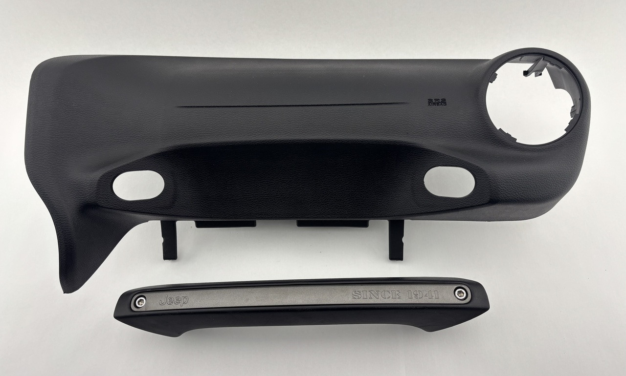 IMG_6990__90732.1773418568.jpg 2015-2018 Jeep Wrangler JK Passenger Airbag SRS w/ Cover / Grab Handle / JK017 - Image 1
