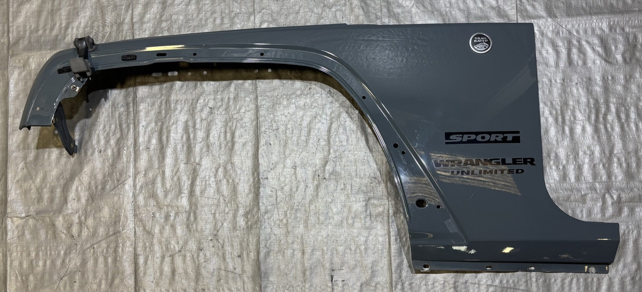 IMG_7112__72033.1773428910.jpg 2007-2018 Jeep Wrangler JK Driver Side Fender Apron Panel / Anvil Clear Coat JK017 - Image 1