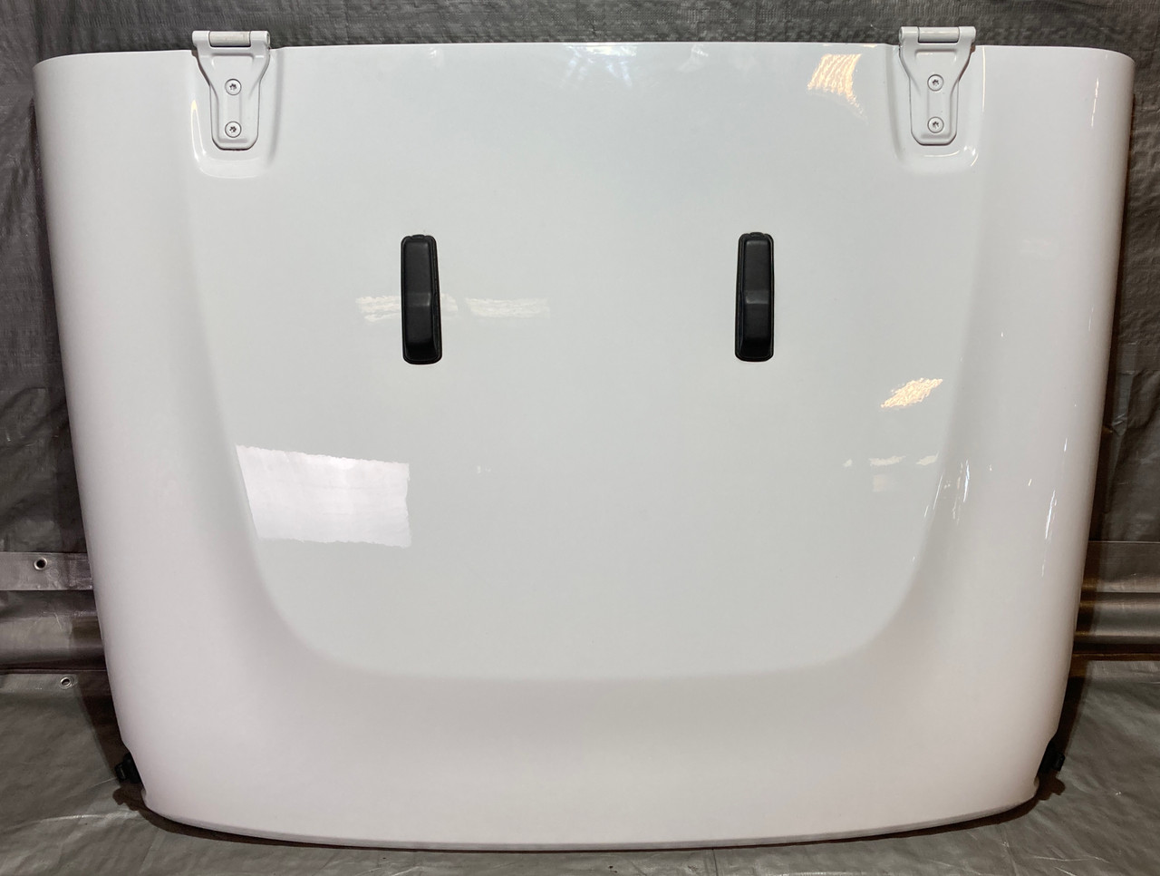 IMG_7171__99053.1760365005.jpg 2018-2021 Jeep Wrangler JL Sport Sahara OEM Hood Panel / Bright White JL010 - Image 1