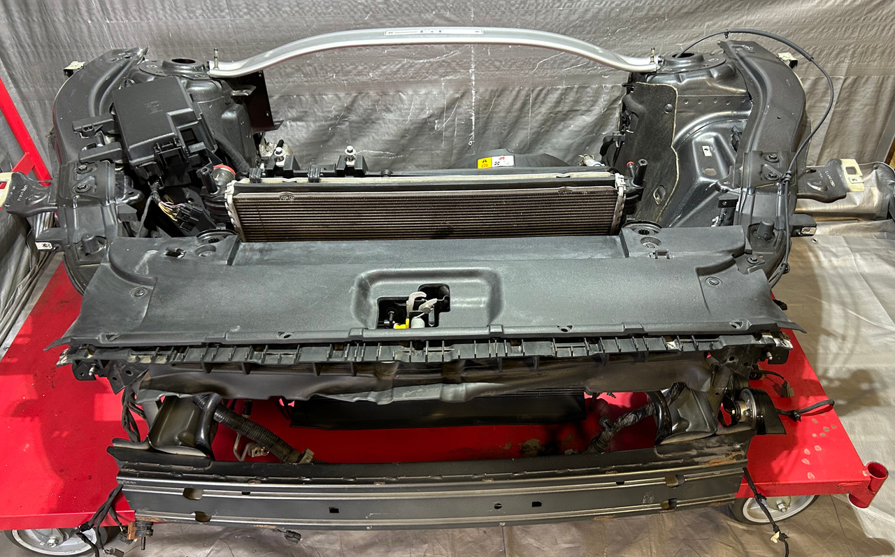 IMG_7300_4__21674.1768400471.jpg 2015-2017 Ford Mustang GT 5.0 S550 Front Core Support Assembly / Core Cut w/ Radiator / Manual / Magnetic Metallic FM016 - Image 1