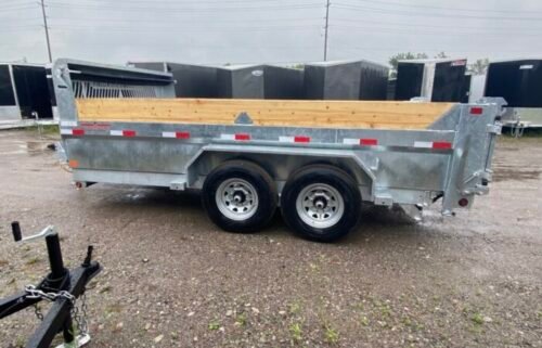 202 Triumph 14′ 7T Galvanized Dump - Image 6