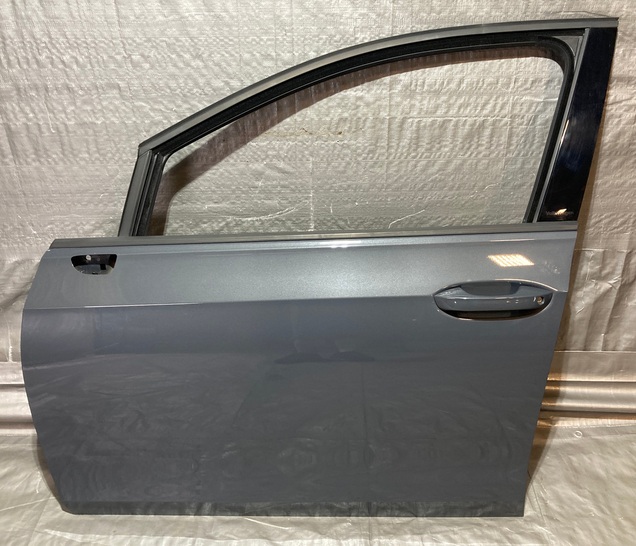 IMG_7952__01675.1760562483.jpg 2022-2024 Volkswagen MK8 GTI Golf R 4DR Driver Front Door Assembly / Graphite Grey M8002 - Image 1