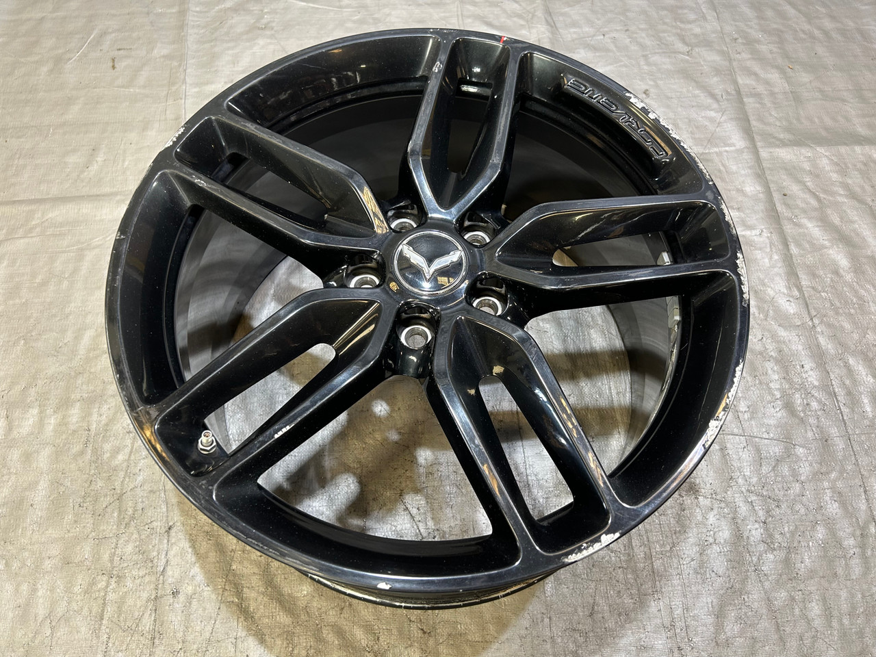 IMG_8072__19295.1724269597.jpg *DAMAGED* 2014-2019 Chevrolet C7 Corvette Stingray Z51 Rear 20x10" Wheel Rim / OEM / C7005 - Image 1
