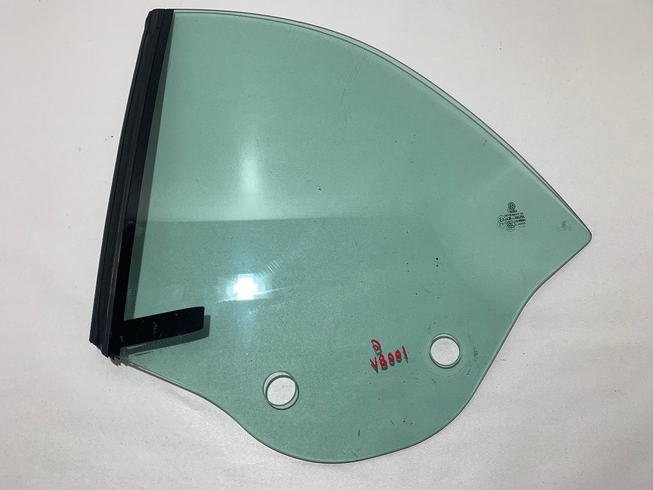 IMG_8086__84846.1630506289.jpg 2013-2019 Volkswagen Beetle Convertible Driver Rear Quarter Glass / OEM / VB001 - Image 1