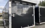 2023 Mission Trailers 8x24 Aluminum Car Hauler Cargo Trailer – Torsion Axles, Rear Spoiler, Black - Image 3