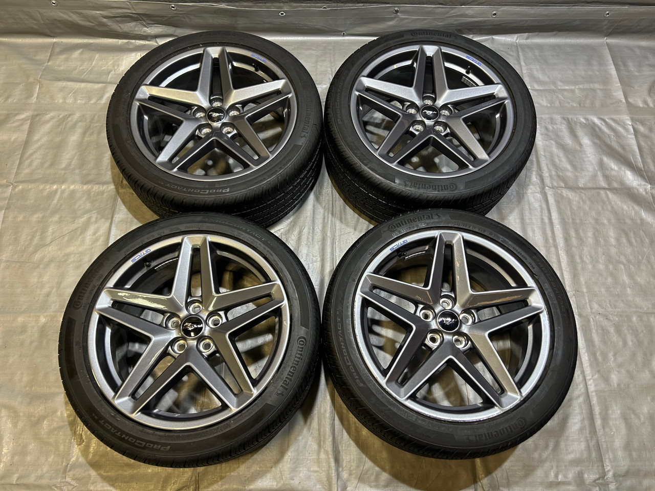 IMG_9201_3__46363.1777563057.jpg 2024 Ford Mustang GT S650 California Special 19" Wheels Rims w/ Tires / Set of 4 / FM202 - Image 1