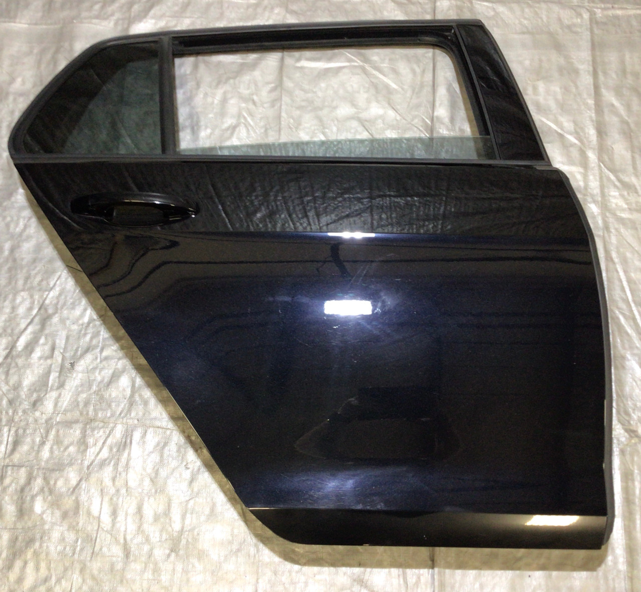IMG_9984__70079.1676918589.jpg 2015-2020 Volkswagen MK7 Golf R Passenger Rear Door / Deep Black Pearl M7R04 - Image 1