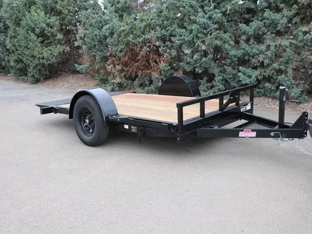 ITLT6.512SA_1002000400_BLACK-100-1 6.5x12 Single Axle Tilt 5K Trailer - Image 1