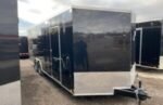 2023 Pace 8.5' x 24' Steel Enclosed Car Hauler – 9,990 lb GVWR, Beavertail, V-Nose, Black