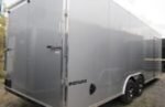 2023 Impact Shockwave 8.5' x 24' Enclosed Cargo Trailer | Steel Frame, 9990 lb GVWR, Ramp Door – Silver - Image 2