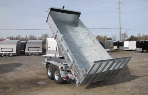 2023 Advantage 7 Ton 14FT Galvanized Dump Trailer - Image 2
